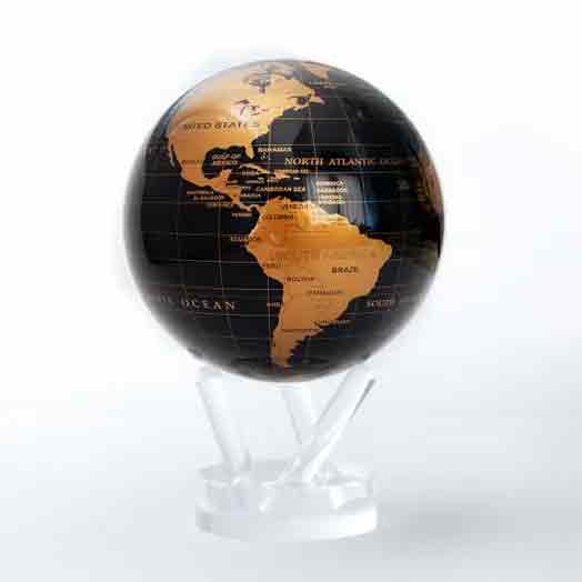 Black and Gold MOVA Globe